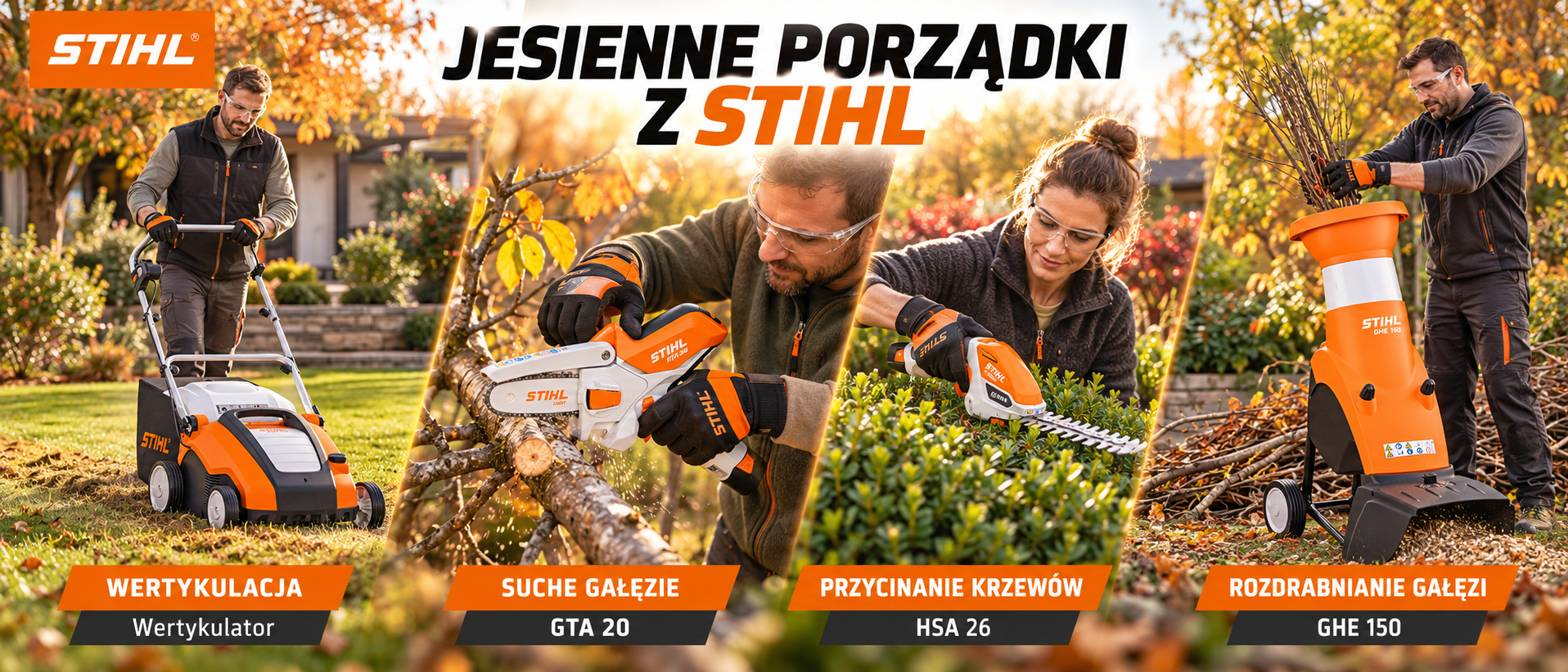 Jesienne porządki w ogrodzie – liście, żywopłot i gałęzie. Czym pracować?